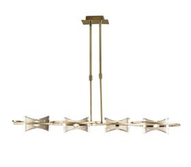 Kromo Antique Brass Ceiling Lights Mantra Linear Fittings